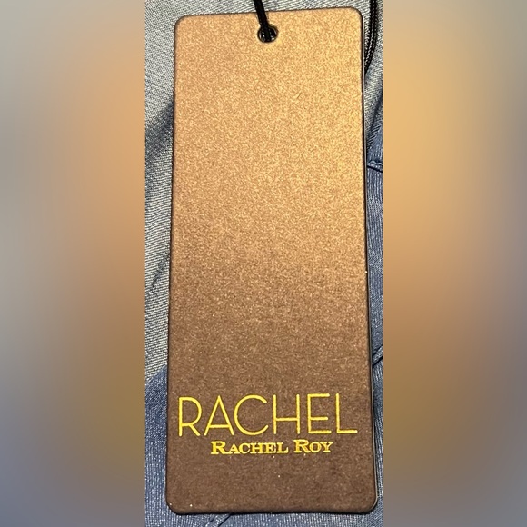 Rachel Roy Colbalt Blue V-Neck Lightweight and Flowy Blouse Size XL - Picture 6 of 8